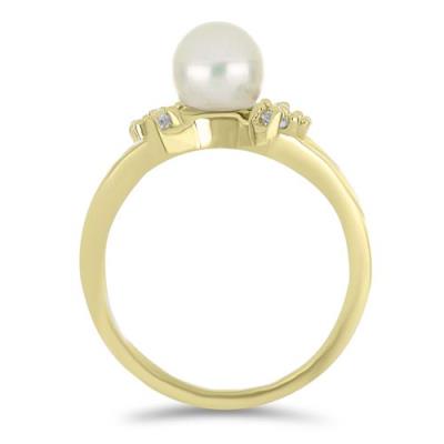 BUY 925 SILVER WITH WHITE FRESHWATER PEARL GEMSTONE RING